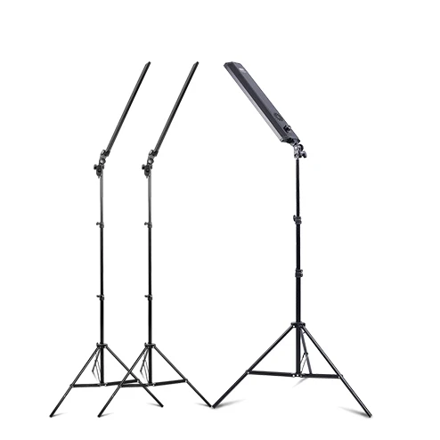 3pc 30w and 1pc 60W 60 Вт 120 шт. светодиодный 5600k белый цвет фотостудия светодиодный светильник ing Stripe фотография палочка диаммер переключатель светильник стенд фото штатив Комплект - Цвет: 3pc 30w and 1pc 60W