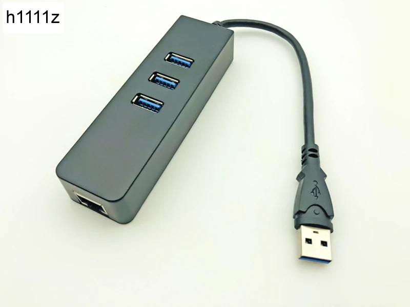 Ethernet адаптер с 3 портами USB 0 100/1000 RJ45 Gigabit Lan|Сетевые карты| |