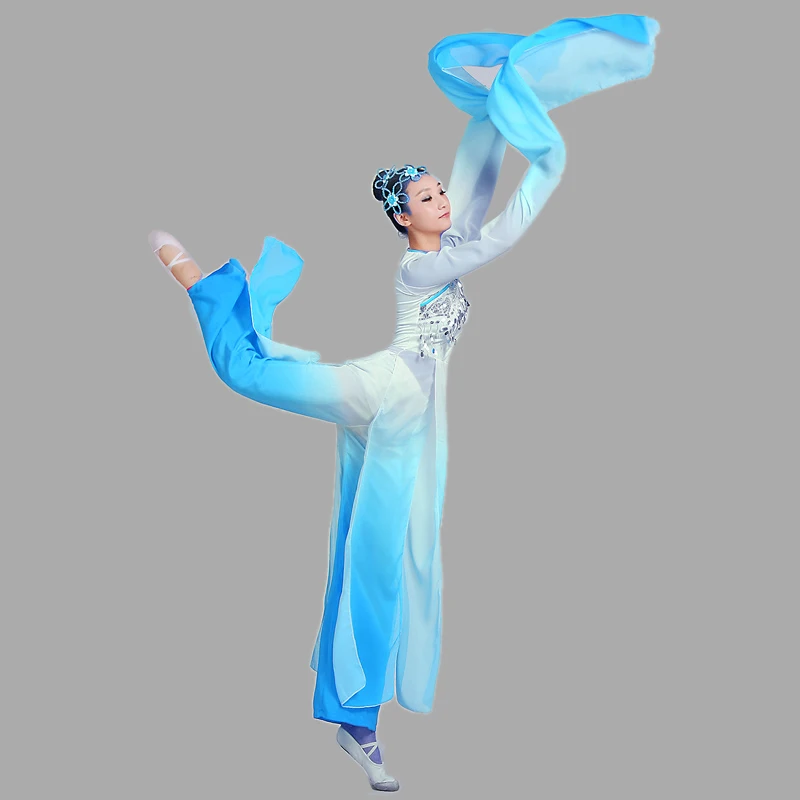 Большой размер китайский костюм с длинным рукавом дешевая скидка Женский