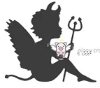 Only devil boy Свинья, для рукоделия металлический Трафаретный вырубной штамп кроя поделочная форма Дьявол Ангел мальчик Скрап крафт-бумаги нож пресс-форм лезвие удар трафареты под давлением - Цвет: Only devil boy