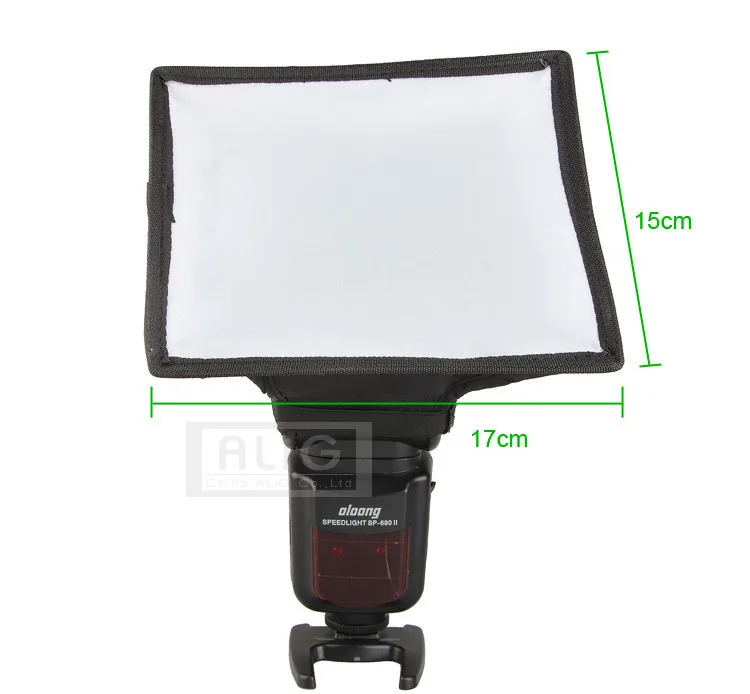 Универсальный флэш рассеиватель Softbox 15x17 см для Canon Nikon Yongnuo вспышка фотоаппарата