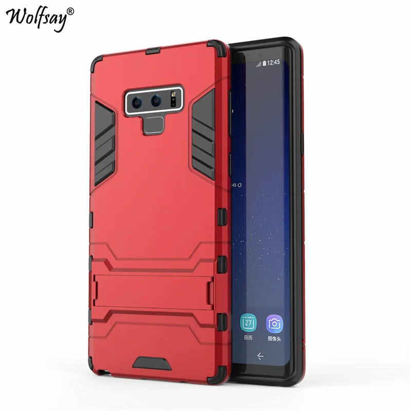 

Чехол Wolfsay для Samsung Galaxy Note 9, тонкий ПК + мягкая резиновая броня, чехол для телефона Samsung Note 9, чехол для Galaxy Note 9