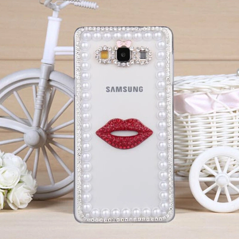 Чехол для Samsung Galaxy ядро большой G3500 тенденция 3 G3502 жемчуг кружево аксессуары