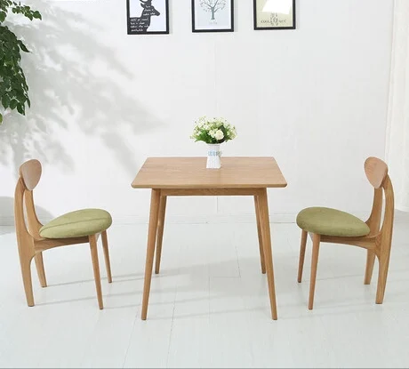 80*80*75cm Dining Tables Room Furniture Home solid wood dining table muebles meubles mesa comedor square | Мебель