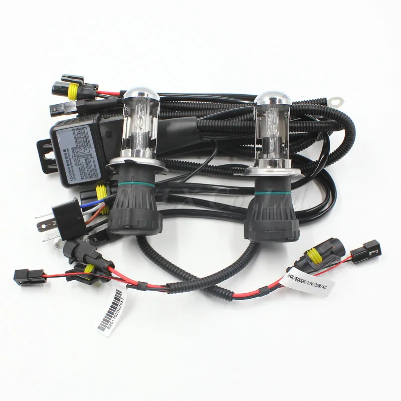 FSYLX H4 35W bixenon HID ксеноновый головной светильник лампа с h4 H/L Bi xenon релейный жгут