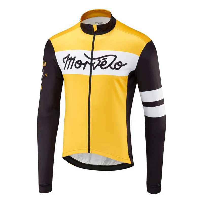 Morvelo длинный рукав Велоспорт Джерси весна/осень мужской Ropa Ciclismo велосипед одежда