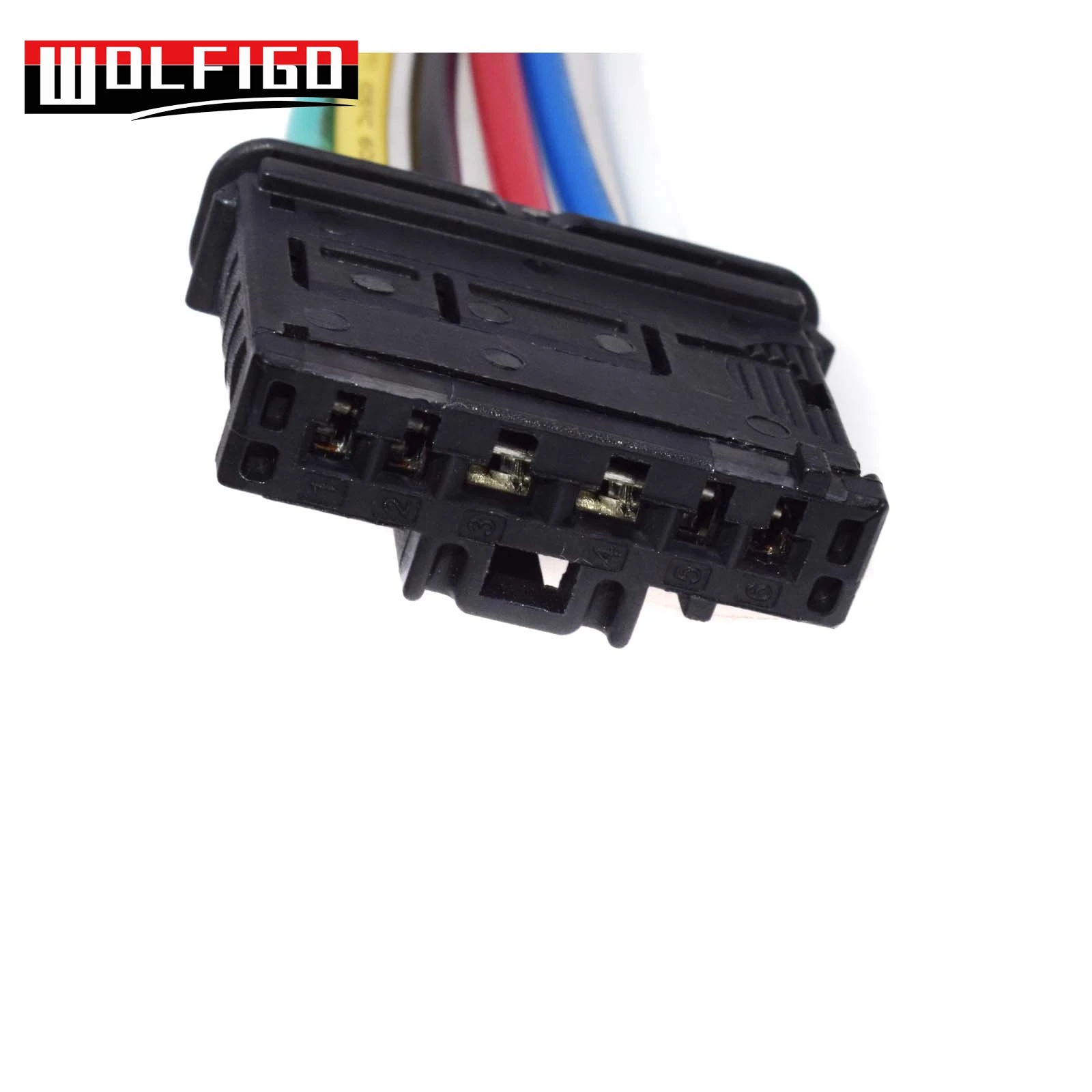 WOLFIGO 1 предмет/2 шт./10 шт для peugeot 206 207 307 308 задние светильник жгут Соединительный разъем жгутовых полосок 1606248780