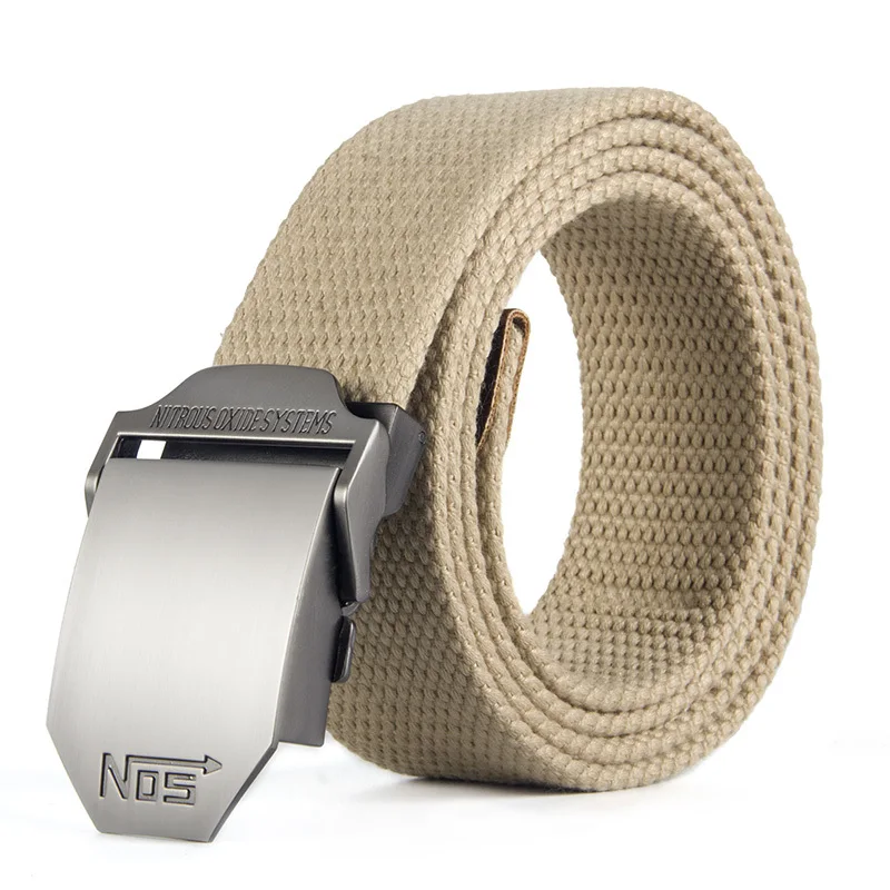 2019новая Мода NOS Универсальный холст мужской ремень Wo s тактический Мужской
