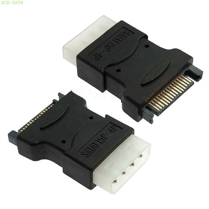 Адаптер питания с 4-контактным разъемом Molex PC IDE Male на 15-контактный SATA | Компьютеры