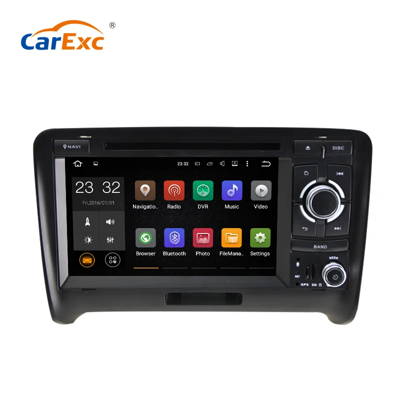 7 InchAndroid 9 0 автомобильный DVD плеер мультимедиа для Audi TT/TTS 2006 2012 с Wifi OBD2 DAB GPS