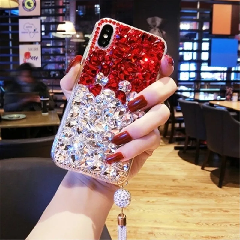 Чехол со стразами LaMaDiaa блестящий чехол для Huawei Honor 20 8 9 10 lite 7X 8X 9X V20 Mate 30 P30 P20 Pro |