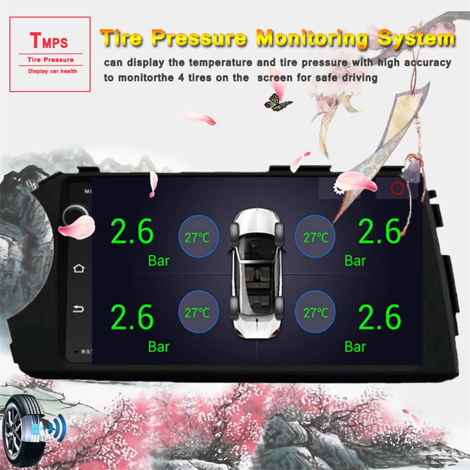 2 DIN 1024X600 Восьмиядерный 7 дюймов Android 8 1 2G RAM автомобильный DVD плеер для Ssang Yong SsangYong