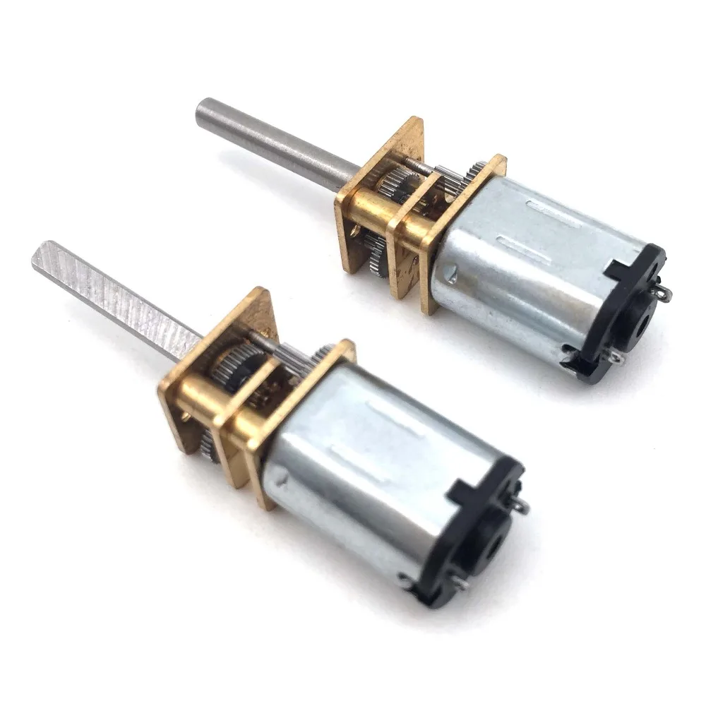 1 шт. N20 Электрический микро мотор редуктор постоянного тока 6 в 30/100/200/300 об/мин