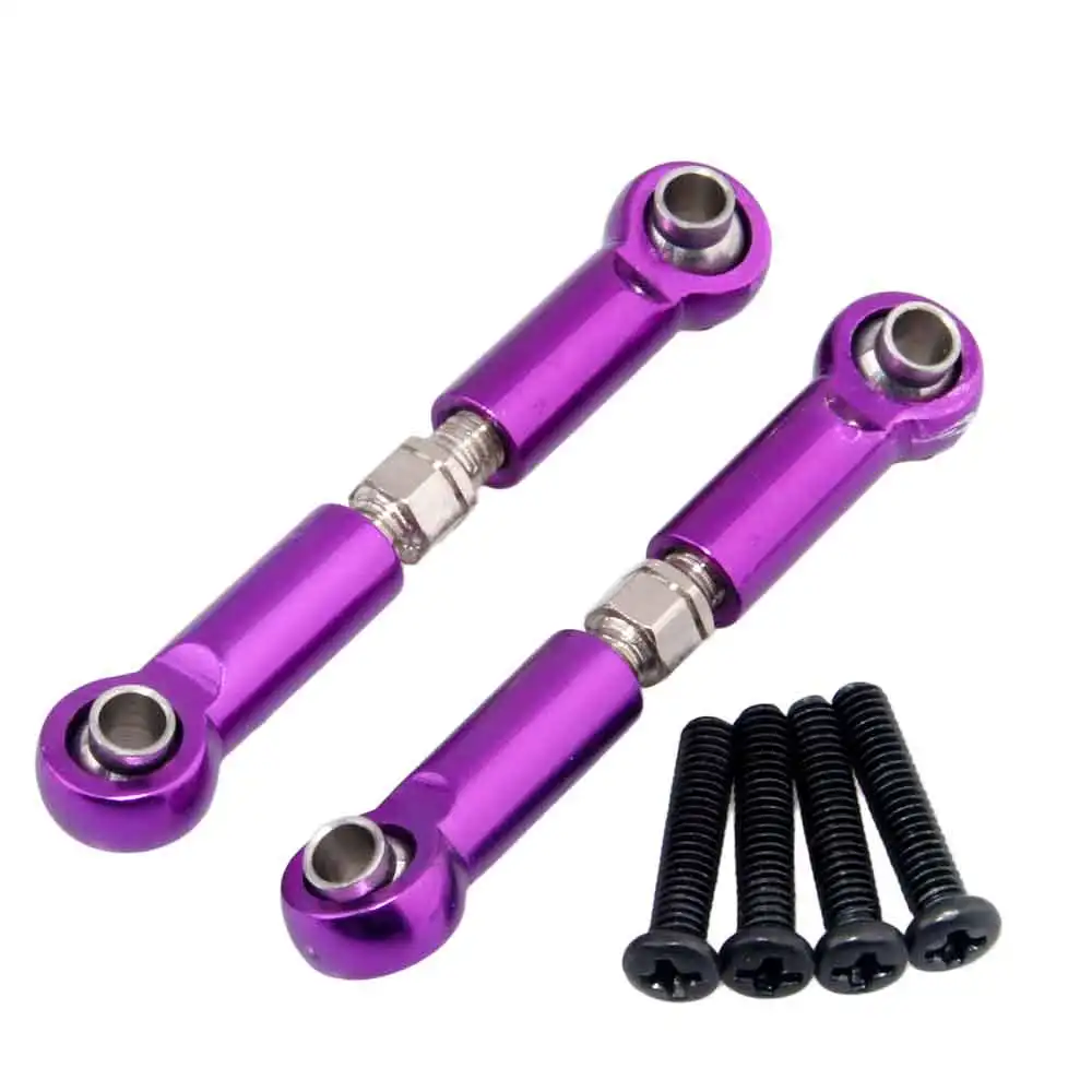 2 шт. Регулируемая тяга Алюминиевый F/R сервопривод руля для Rc хобби модель