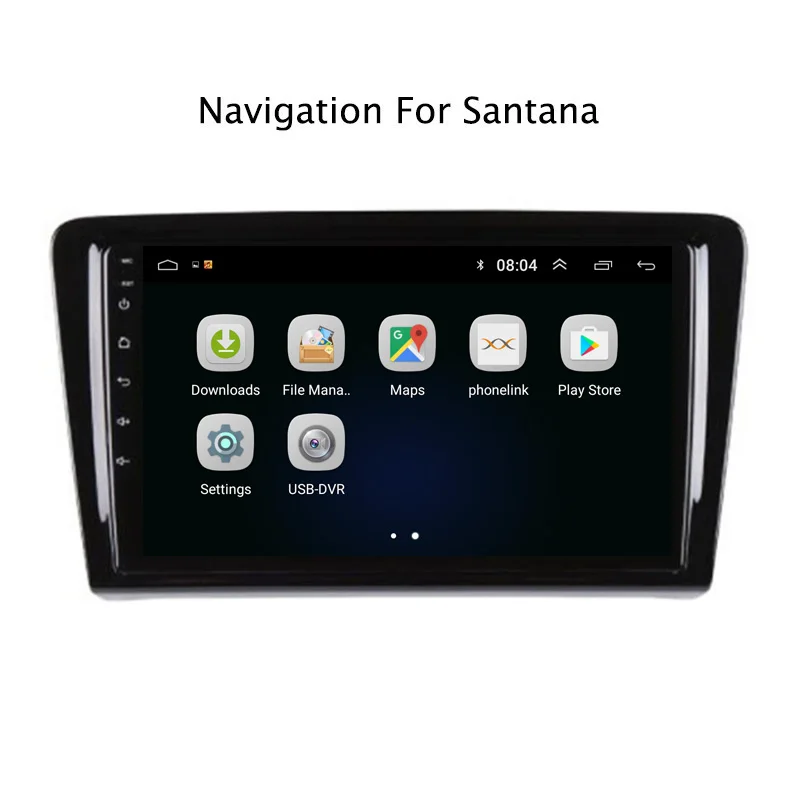 9 "2.5D IPS Android 8 1 автомобильный DVD GPS плеер для VW Santana 2013 2017 Радио стерео головное