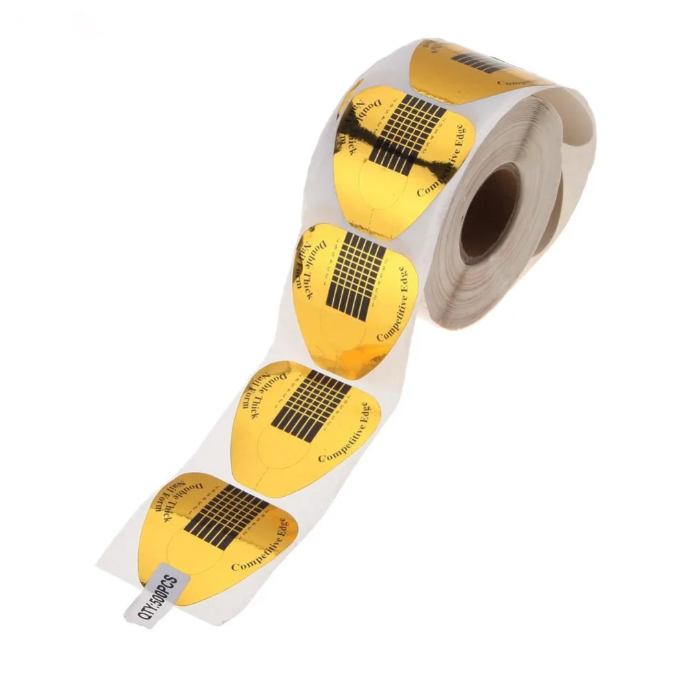 Акриловая u образная Фольга для ногтей направляющая наращивания наклейка