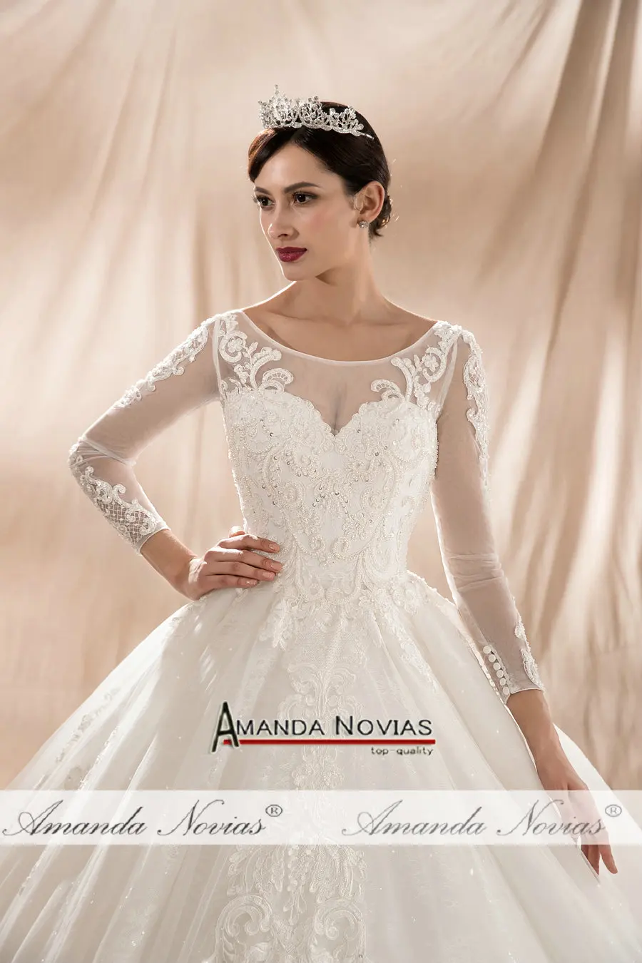 Robe de mariee 2020 Модное пышное свадебное платье бальное с длинным шлейфом Свадебное