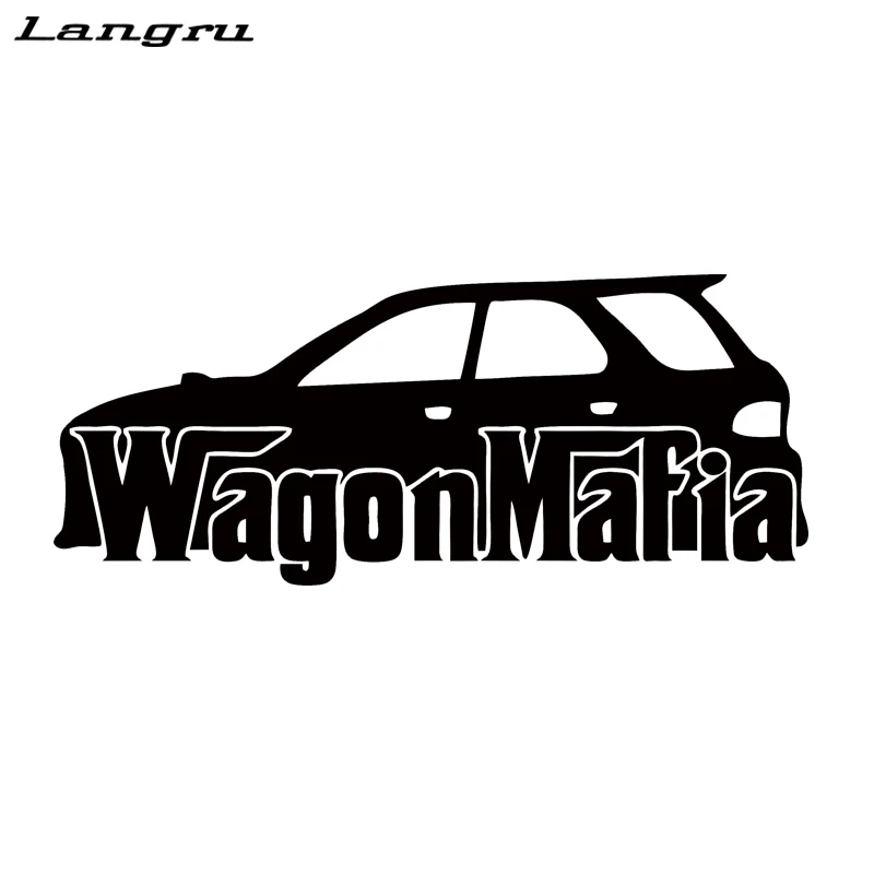Виниловая наклейка Langru Wagon Mafia на окно с низкой позицией для стайлинга автомобиля