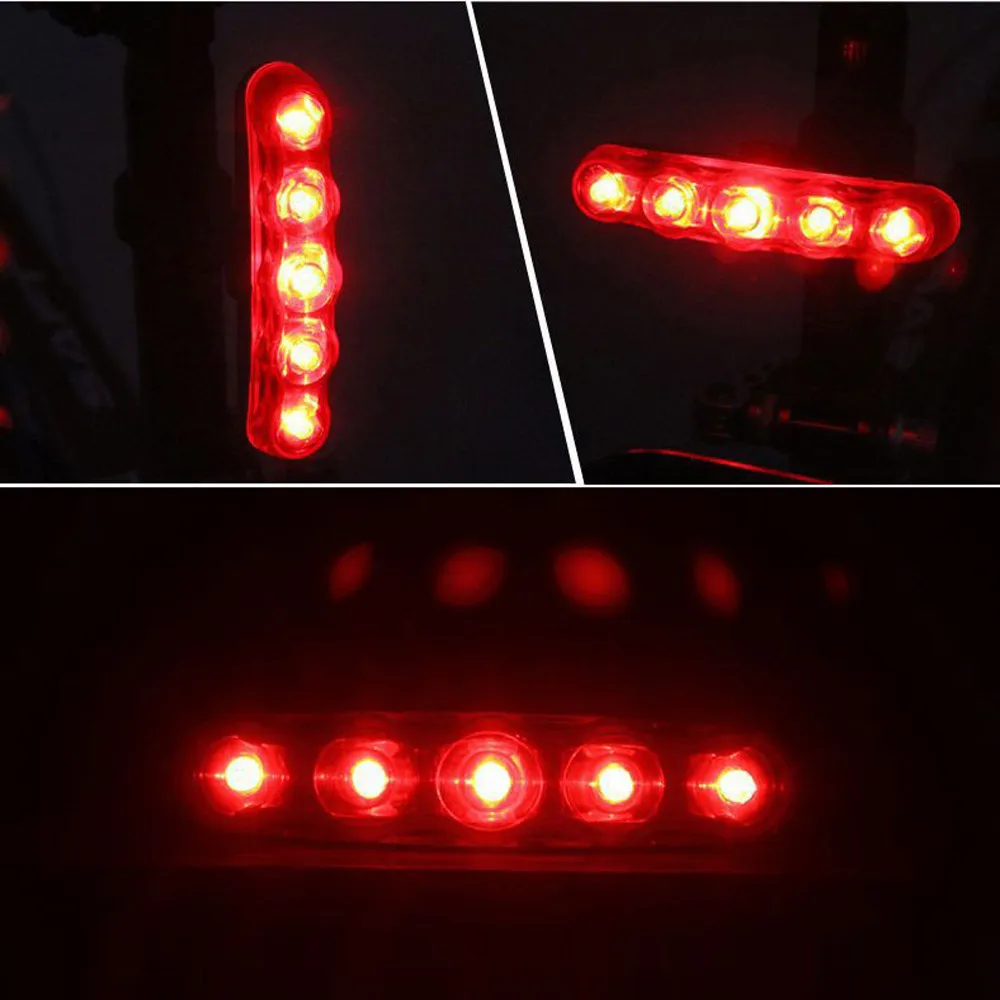Bike Taillight MTB Bicycle Cycling Rear Light Bycicle Saddle Safety Lamp LED Warning Reflector Accessories | Спорт и развлечения