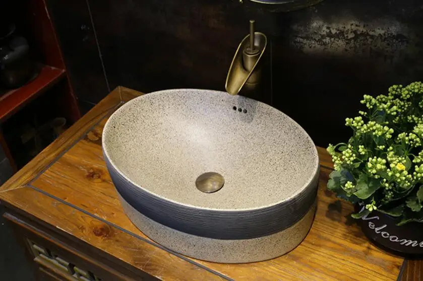 Ванная комната фарфор Косметическое зеркало Европа Северная Стиль раковина