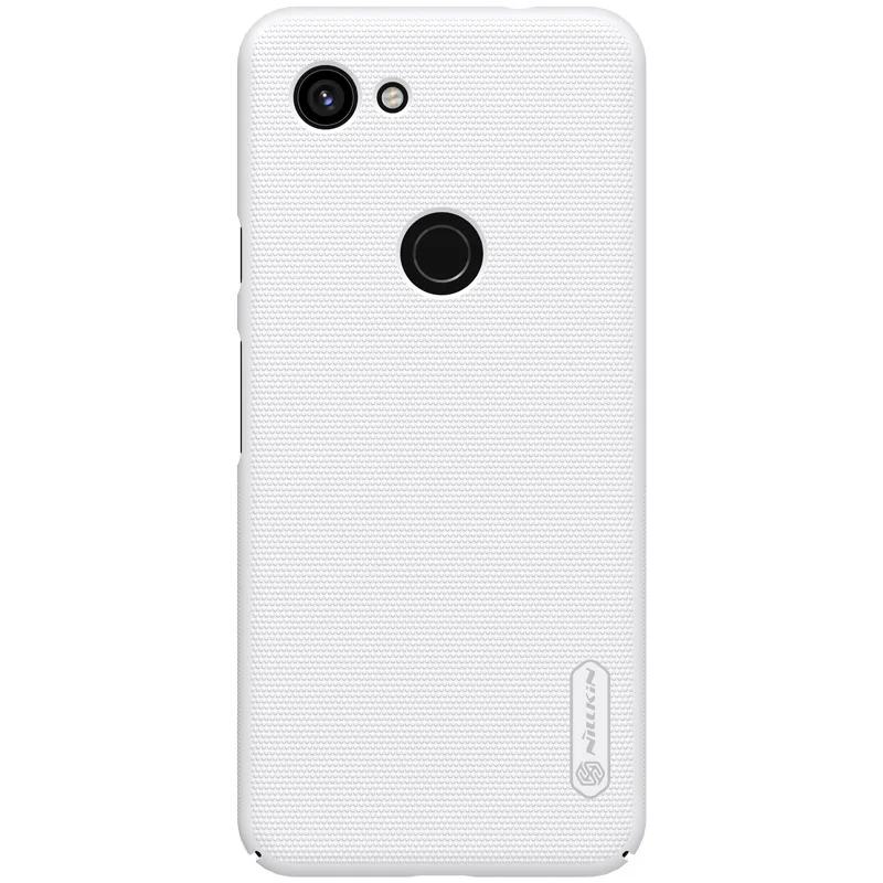 Белый Для Google Pixel 3A чехол Nillkin Super Frosted Shield Ультратонкий Жесткий Тонкий чехол для телефона для Google Pixel 3A Nilkin чехол - Цвет: Белый