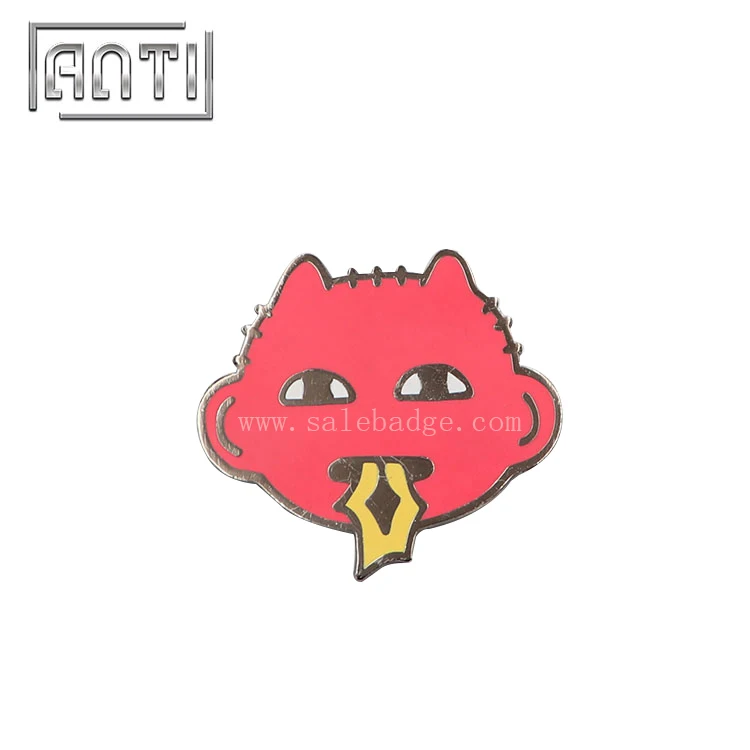 

Custom lapel pin creative red fairy lapel pin high quality hard enamel Badge no MOQ