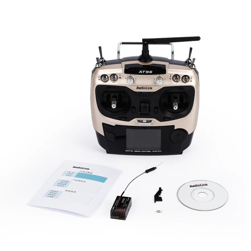 Радиоприемник Radio Remote Control System AT9S R9DS DSSS FHSS 2 4G 10 каналов для радиоуправляемого