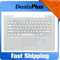 used white palmrest topcase for macbook 13 a1181 a1185 palmrest top case with us keyboard with touchpad