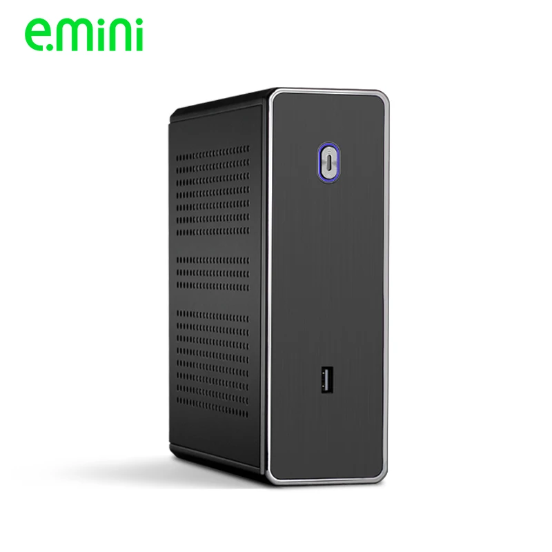 Настольный htpc чехол REALAN mini itx для компьютера без блока питания SGCC 0 8 мм черный
