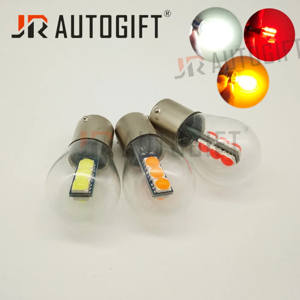 20x новый автомобильный Стайлинг S25 Автомобильные светодиодные лампы 3030 6SMD BA15S BAY15D