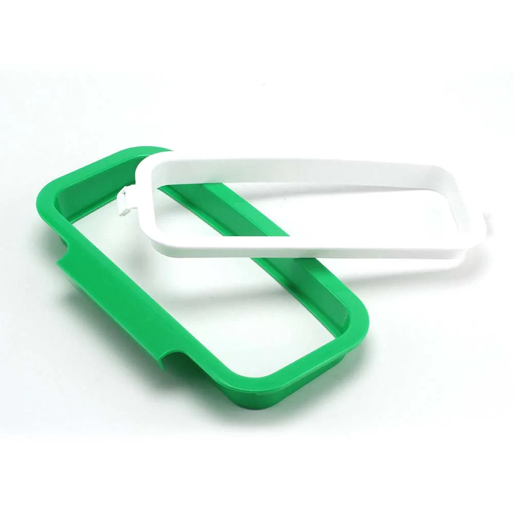 Зеленый PP мусорная стойка кухонные отходы сумка держатель бен висит крюк мусор