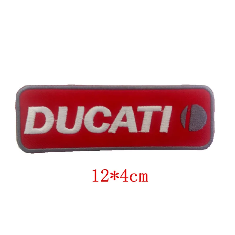 DUCATI компьютерная вышивка патчи, нашивка значки вышитые Аппликация шитье термоклейкий значок одежда аксессуары
