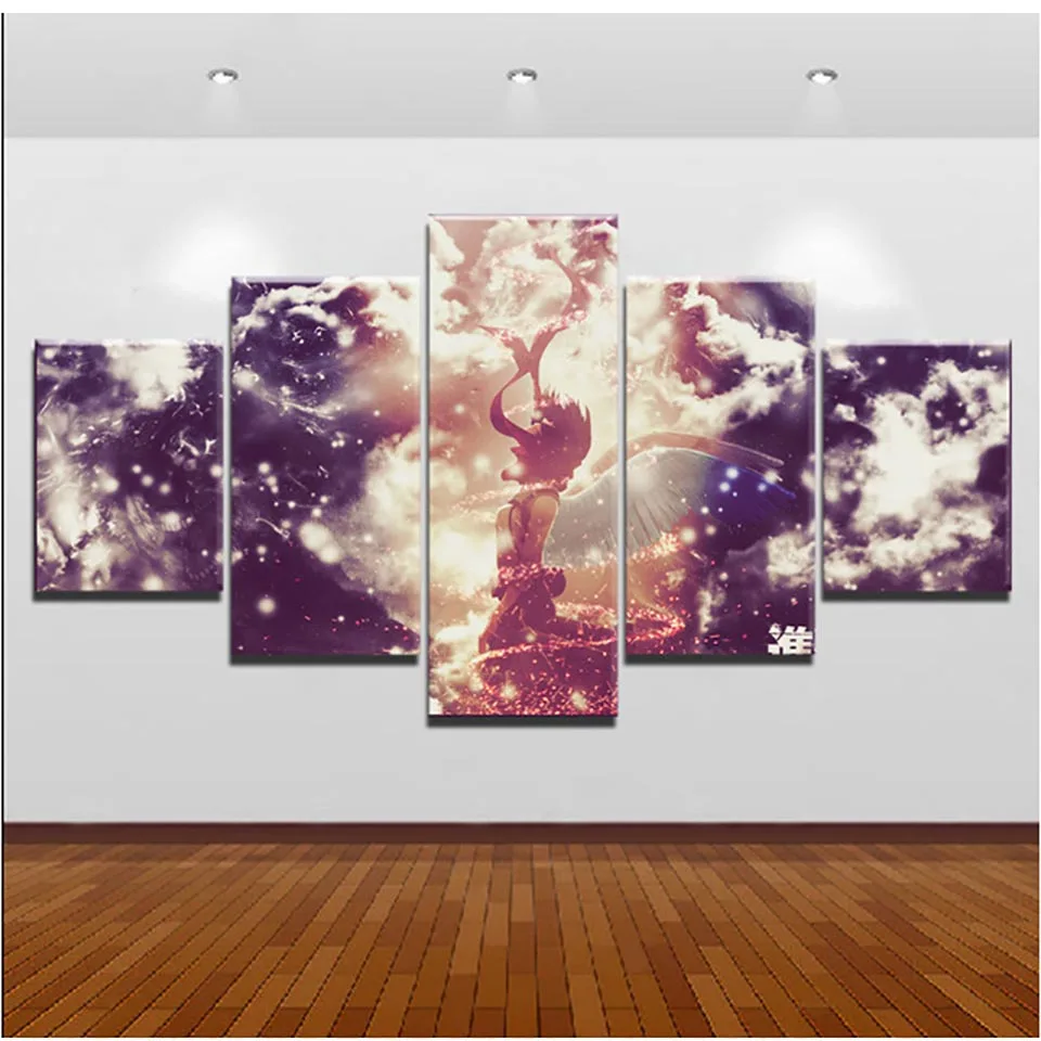 Печатает изображение домашний Wall Art Модульная картина 5 шт. плакат для косплея по