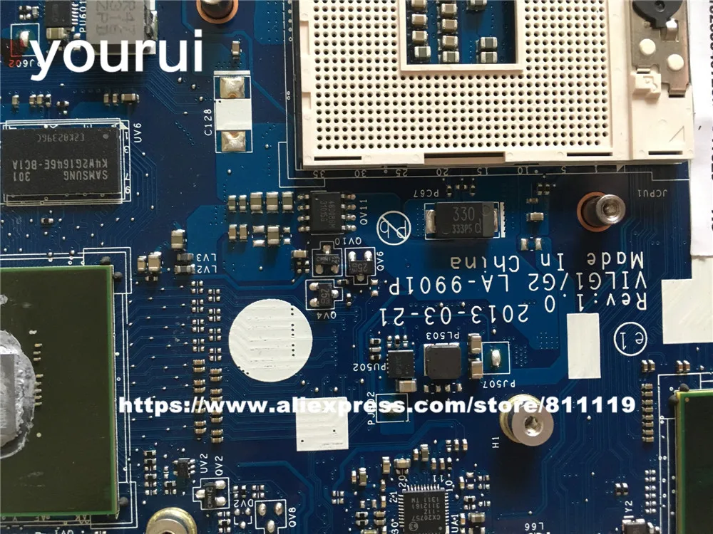 yourui For lenovo G500S Laptop Motherboard Mainboard LA-9901P HM76 GT 720M/1GB DDR3 100% Tested Fast Ship | Компьютеры и офис