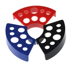 Подставка для пигментных чашек с 8 отверстиями, пластиковый Веерообразный держатель для тату-чернил, подставка для пигментных чашек, стойка для макияжа кожи, товары для красоты, аксессуары для татуировки