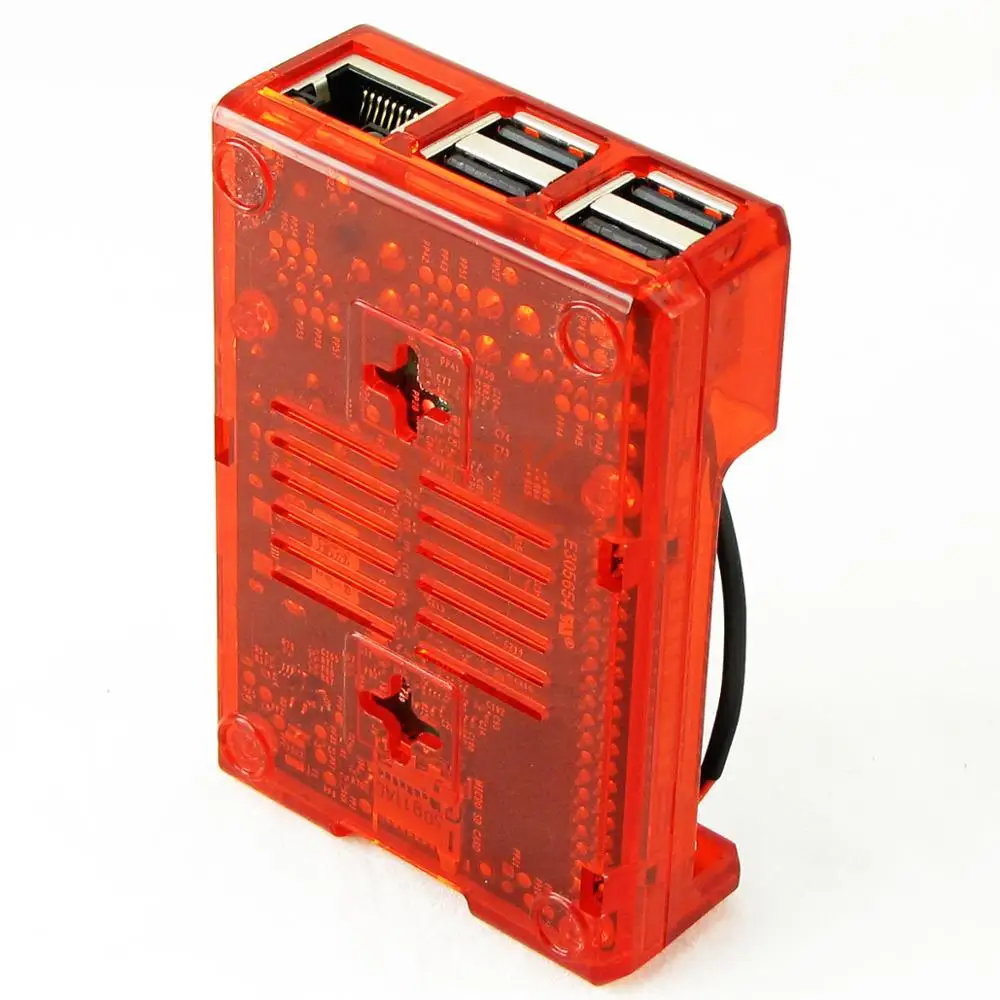 Raspberry PI 3 Model B + plus прозрачный красный корпус коробка для 2 PI3 Модель 3B | Компьютеры и