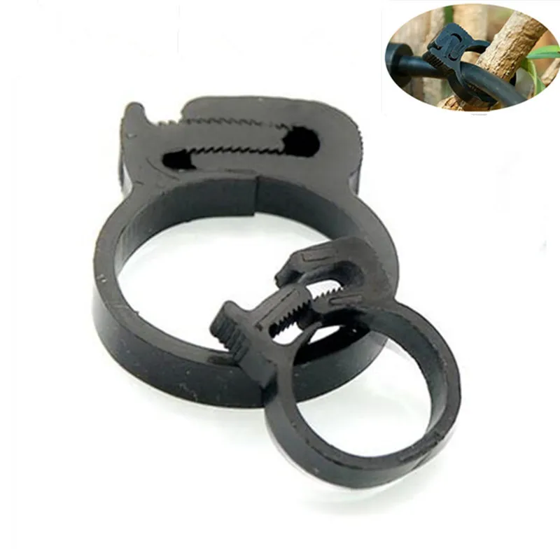 100pcs 16mm Satety Ring Ratchet Clamps Prevent Poly Tubing From Slipping Off Barbed Fittings Drip Irrigation Poly Fittings