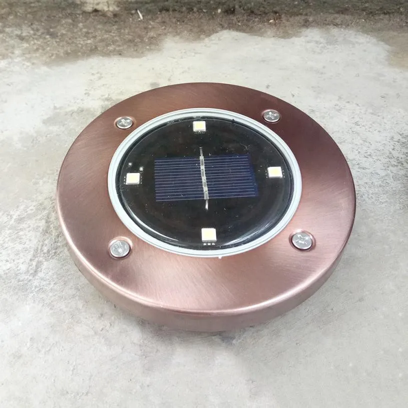 1 шт. Солнечная 4 LED наружная дорожка световая точечная лампа дворовая садовая