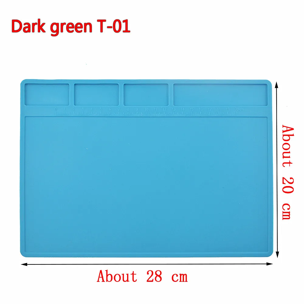 Heat-resistant Soldering Mat Silicone Heat Gun BGA Station Insulation Pad Repair Tools Maintenance Platform Desk | Инструменты