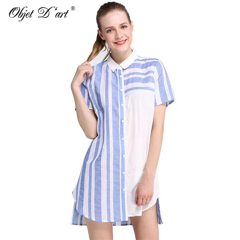 2018 летние женские блузки брендовые качественные хлопковые Блузы mujer длинные