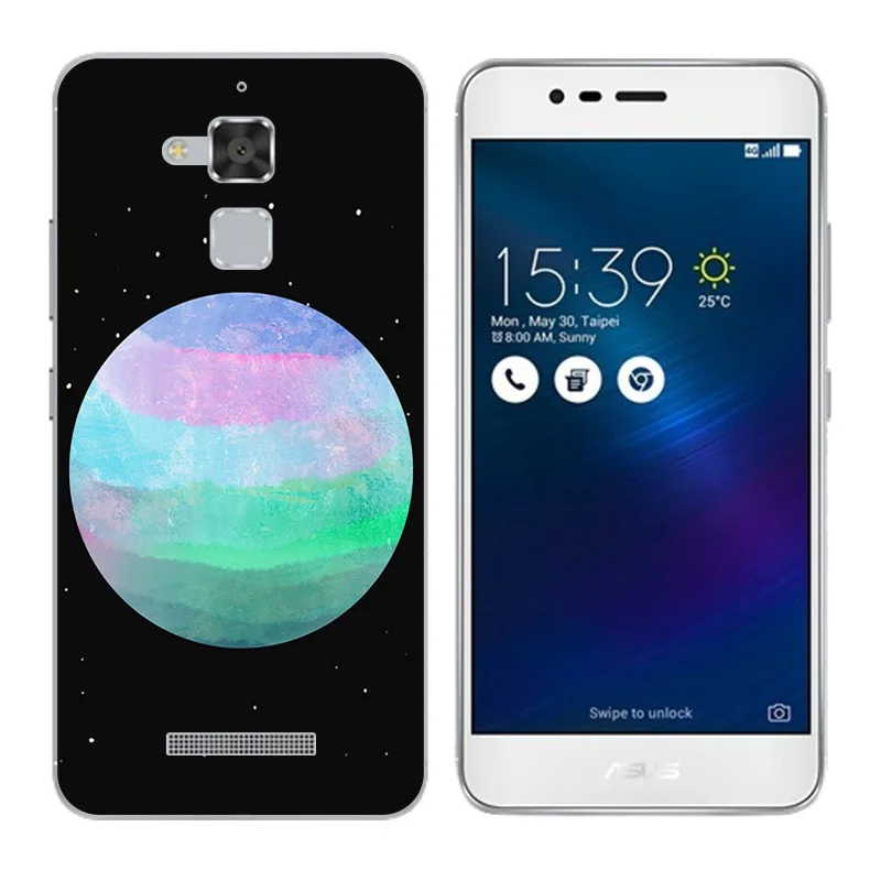 Cover for Asus Zenfone 3 Max ZC520TL Botanic Printing Case Silicon Coque ZenFone Deluxe ZS550KL Soft TPU Phone Bag |
