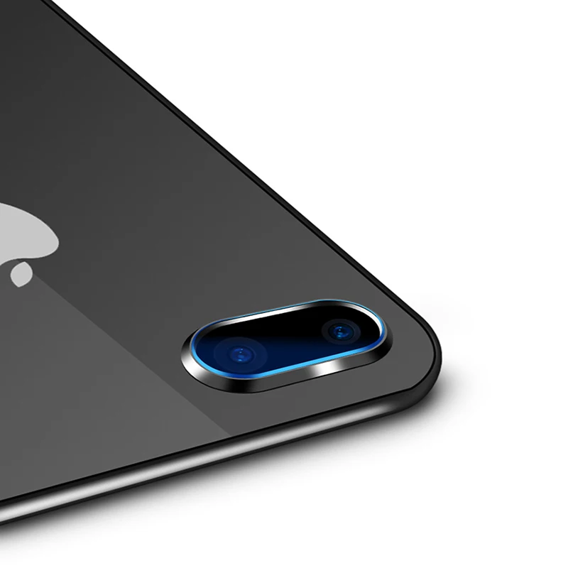 Чехол EXUNTON для Apple iphone 6 7 8 Plus с алюминиевым кольцом задней камеры защитный круг