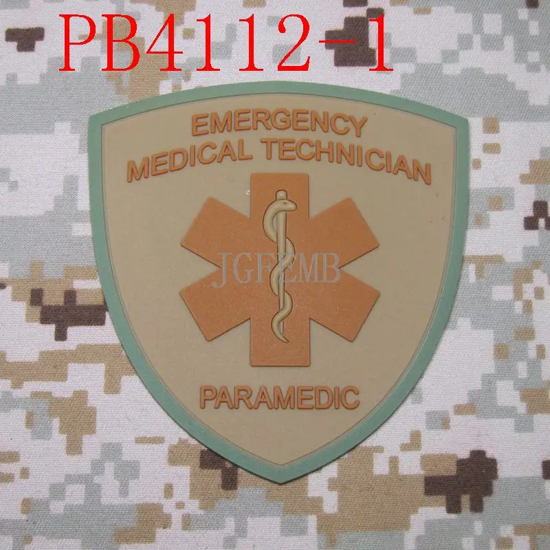 pb4112 Multicam Аварийный медицинский техник фельдшер тактический боевой дух военный Красный Крест 3D ПВХ - Цвет: pb4112 Multicam