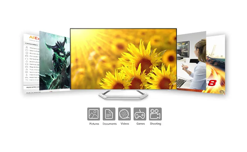 Wecast original TV stick with wired no delay RK3036 airplay mirascreen miracast screen mirroring function for office work home |