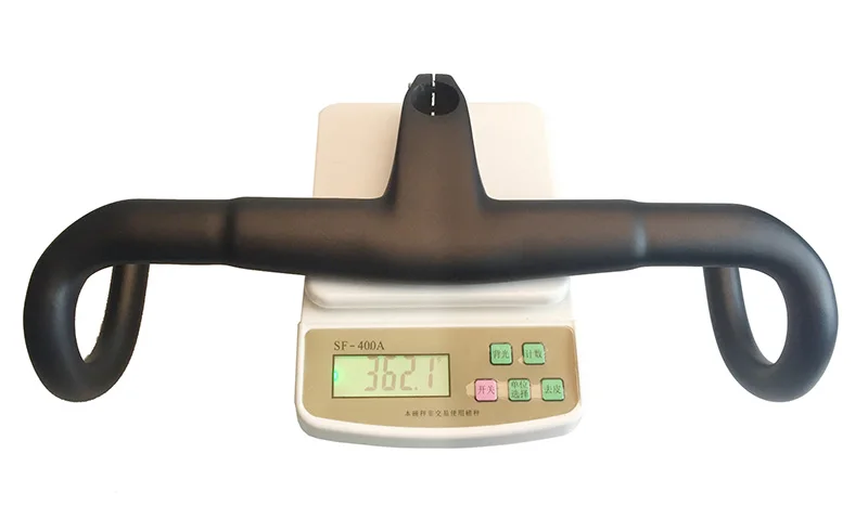 Матовый UD углеродное волокно руль велосипеда изогнутый бар встроенный вынос