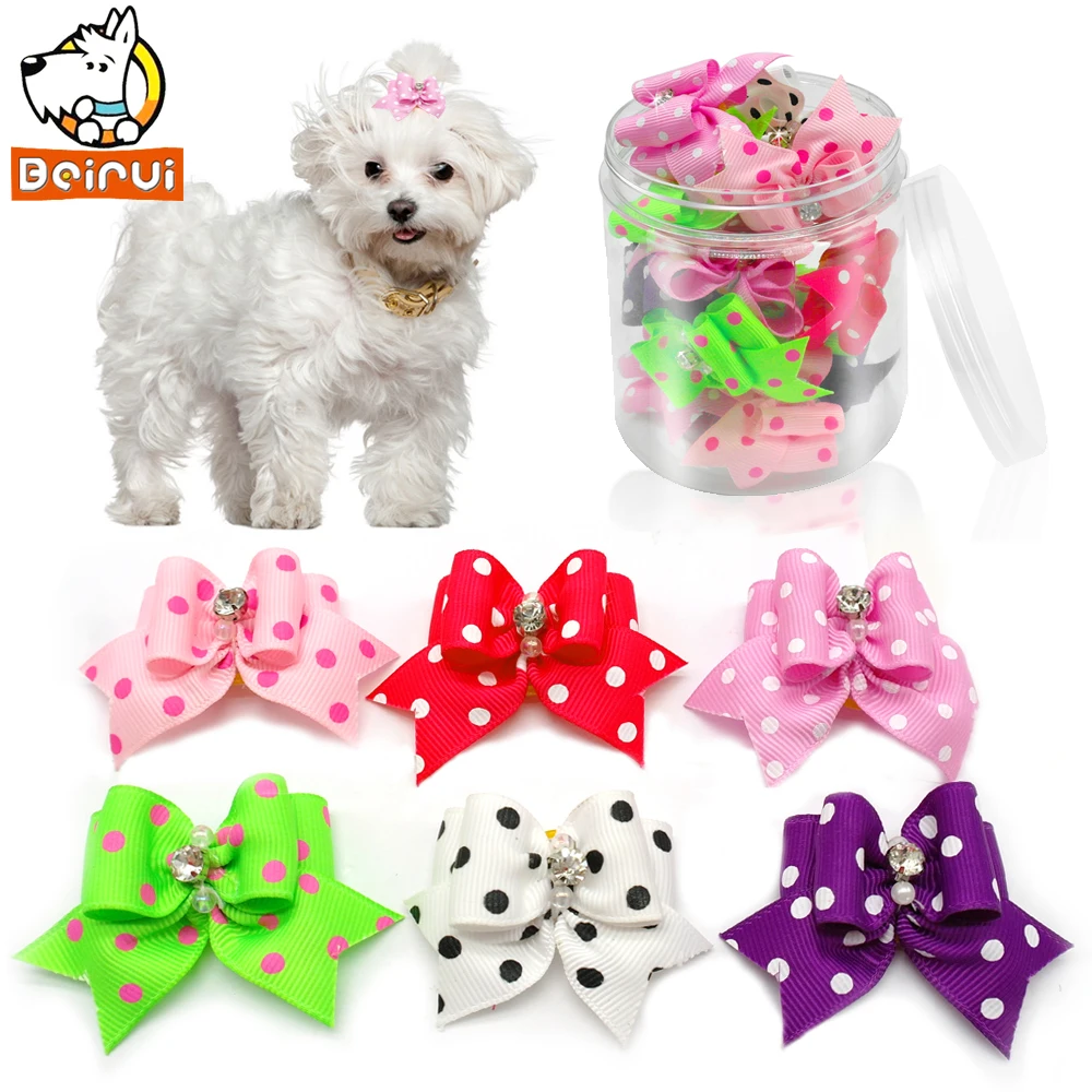 Банты для шерсти домашних животных 20/50/100 шт.|dog hair bows|dog hairgrooming bows |