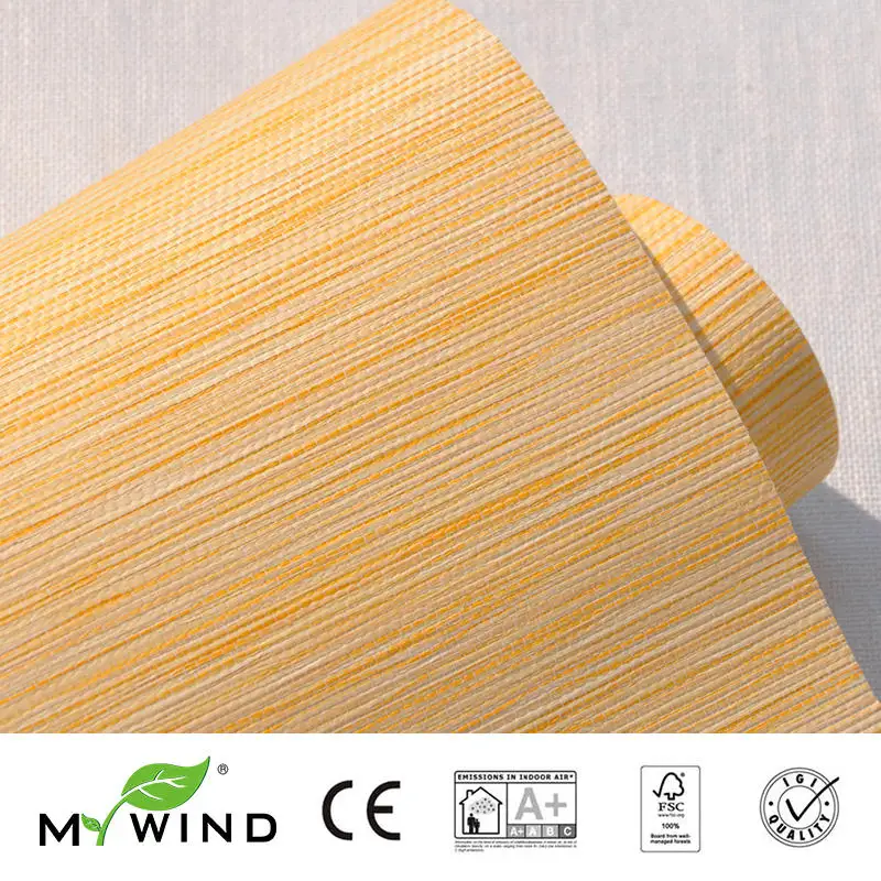 Коллекция 2019 года обои MY WIND orange Grasscloth 3D бумажные тканевые дизайнерские в рулоне
