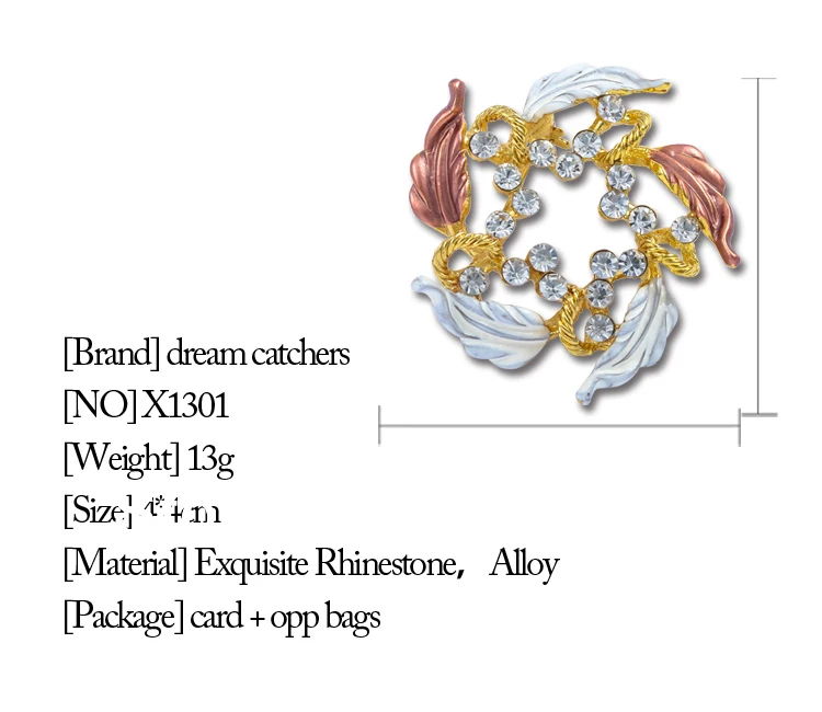 Минимальный заказ $10! Бесплатная доставка Модные ювелирные изделия цветок брошь