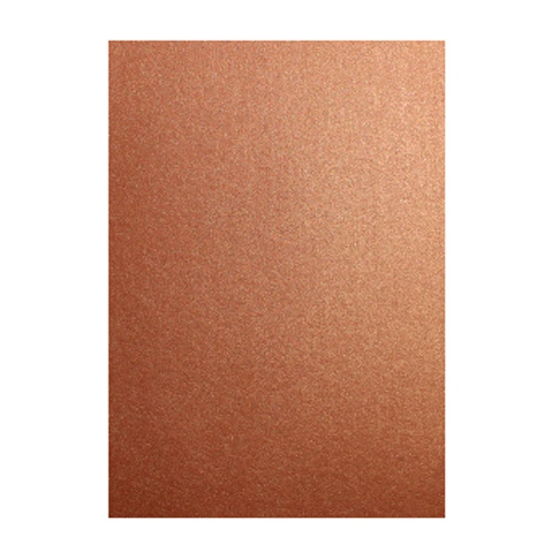 50 шт./лот A4 Размер 21*29,7 см 250gsm A5 жемчужная бумага двойная жемчужная бумага 11 цветов на выбор, DIY коробка подарочная упаковка - Цвет: copper