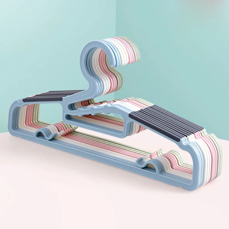 10 шт./лот 39 см пластиковые вешалки для одежды с защитой от ветра Нескользящая